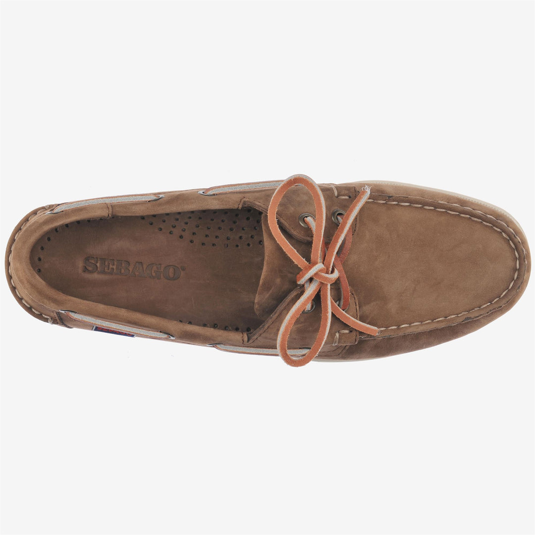 Dunkelbraune nautische Docksides Mokassin-Bootsschuhe für Herren main