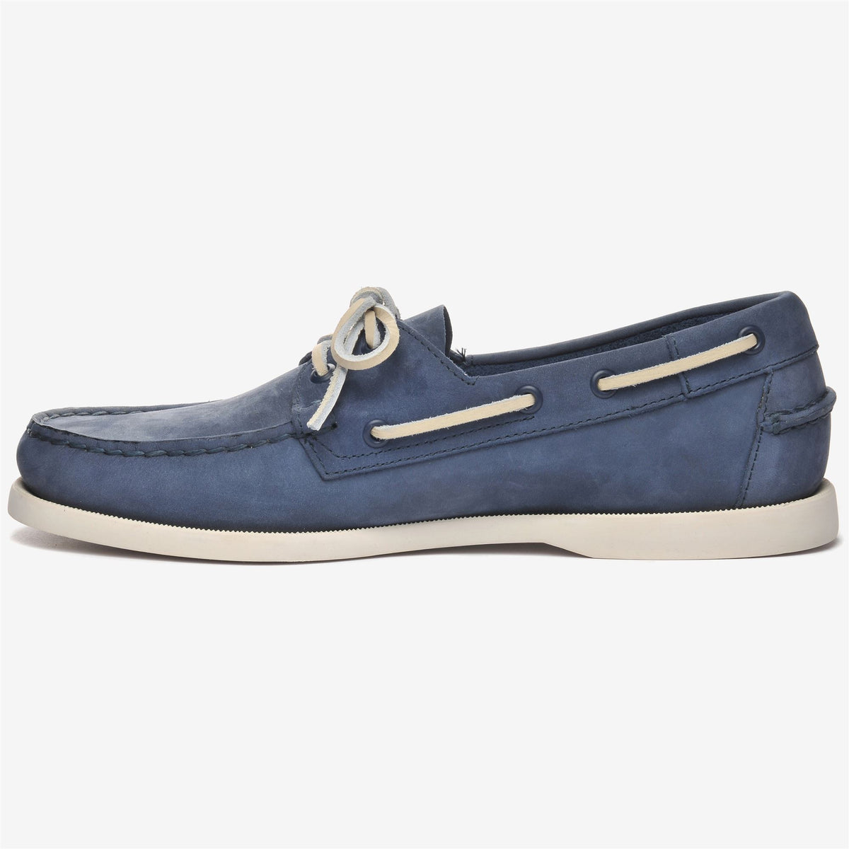 Blue Men's Nubuck Boat Shoe