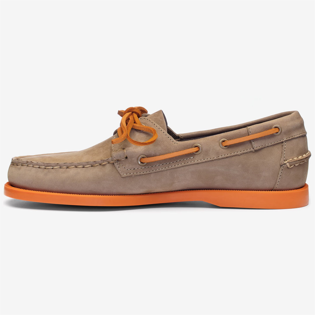 Braune Orange Herren Nubuk Yachting Mokassin Bootsschuhe main