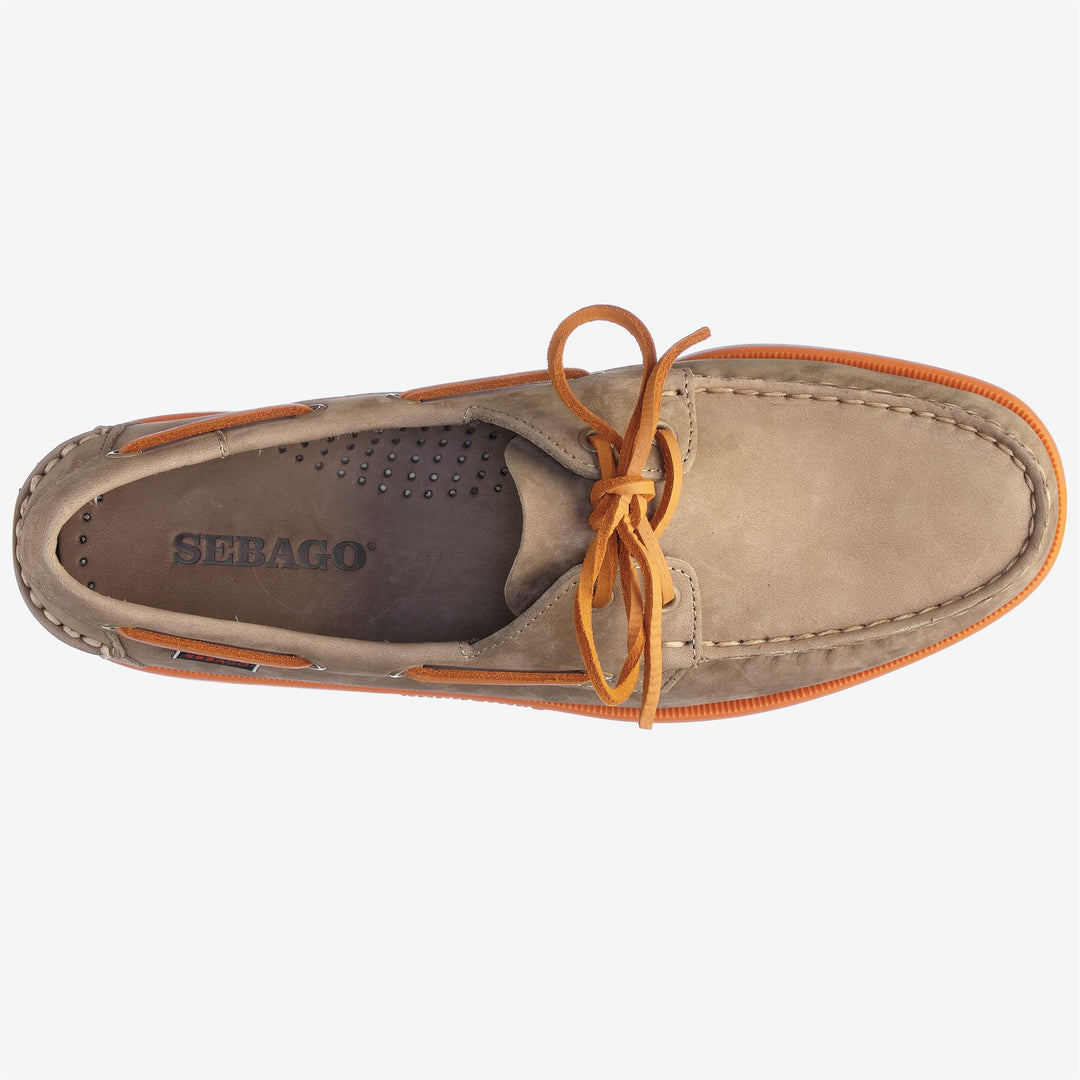 Braune Orange Herren Nubuk Yachting Mokassin Bootsschuhe main