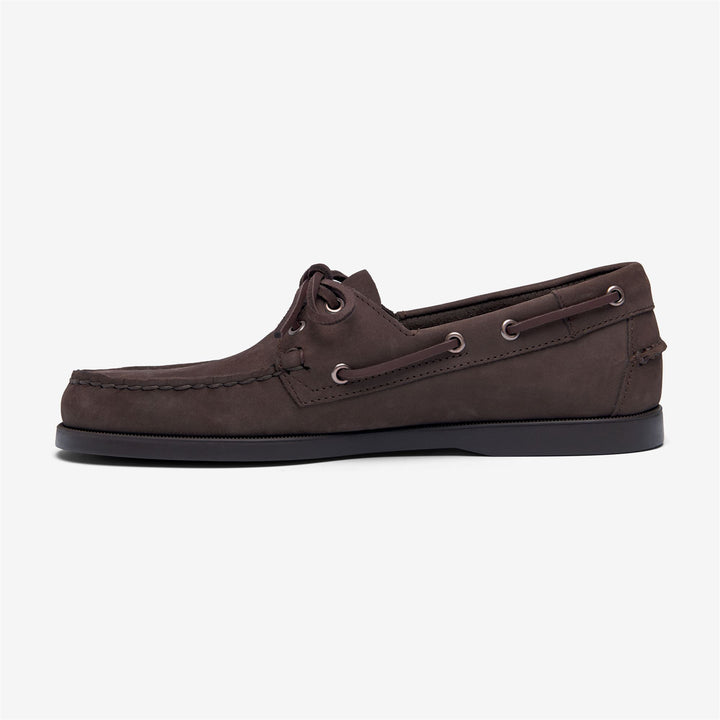DOCKSIDES PORTLAND NUBUCK - Docksides - Mocassin - Uomo - TOTAL BROWN CHOCOLATE 3