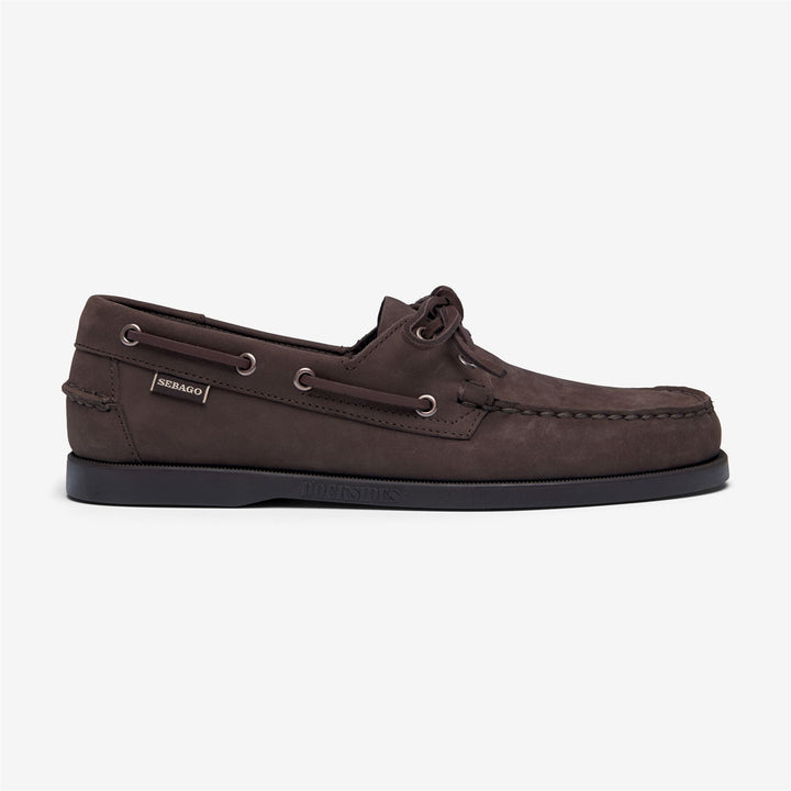 DOCKSIDES PORTLAND NUBUCK - Docksides - Mocassin - Uomo - TOTAL BROWN CHOCOLATE 1