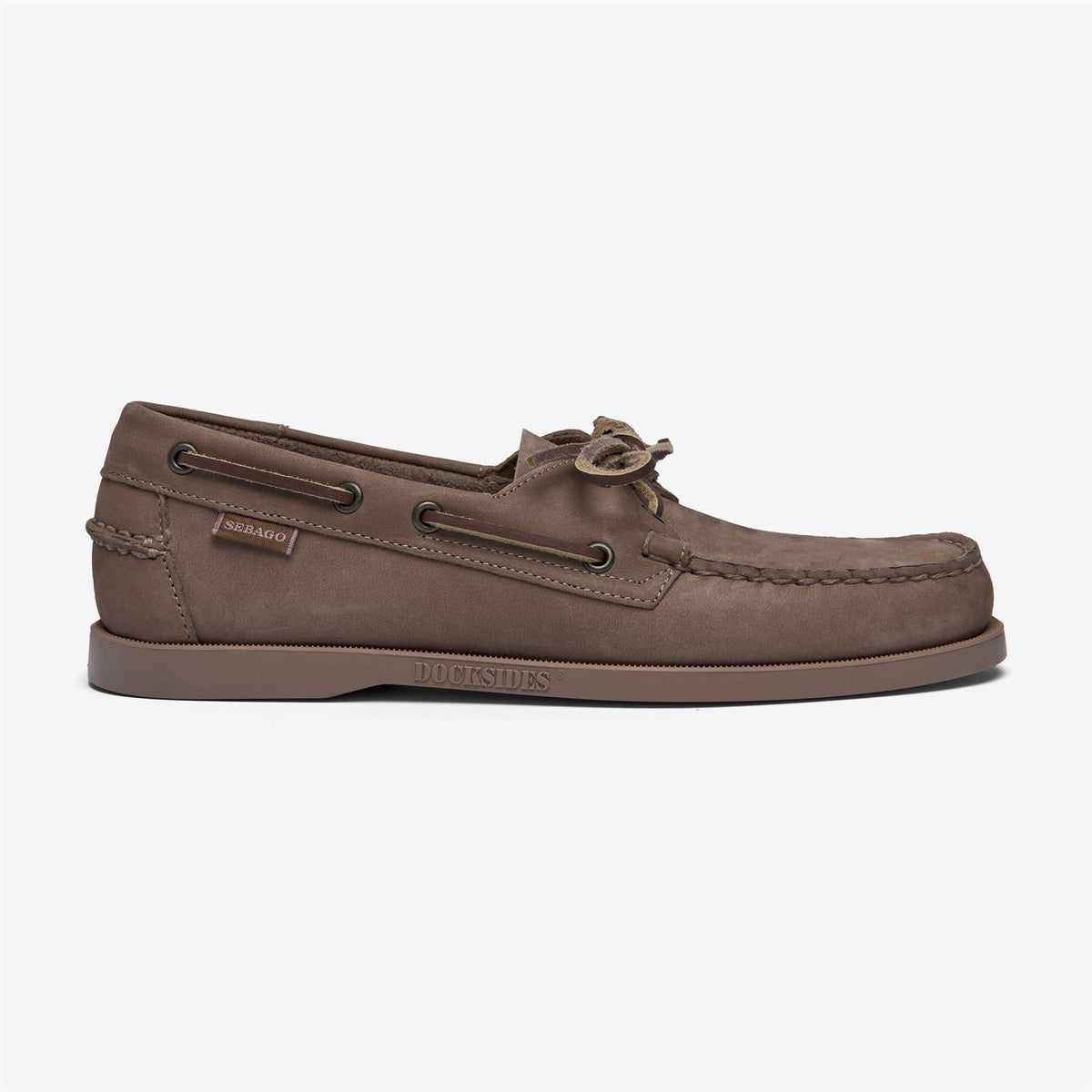 Beige Men's Nubuck Boat Shoe