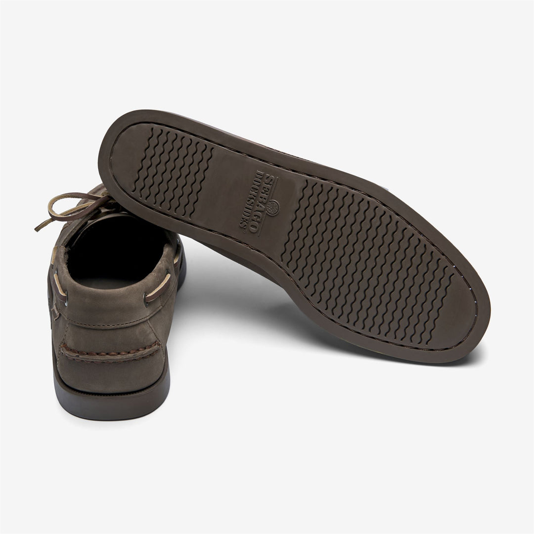 Braune Herren-Mokassin-Bootsschuhe im maritimen Stil main