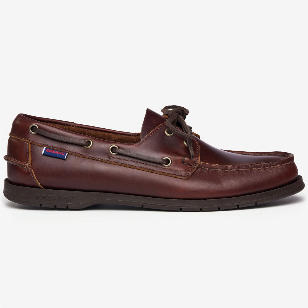 Brown Men's Nautical Moccasin Footwear for Yachting 01