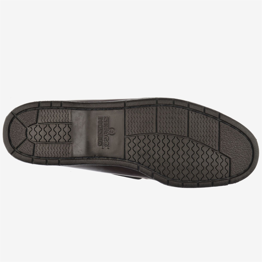 Dunkelbraune Slip-On-Mokassins für Herren im maritimen Stil main