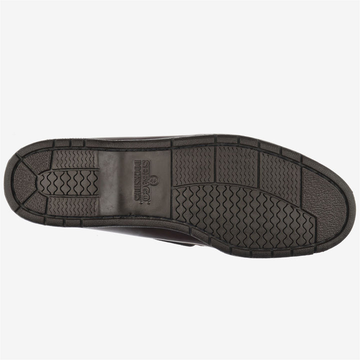 Dunkelbraune Slip-On-Mokassins für Herren im maritimen Stil 2