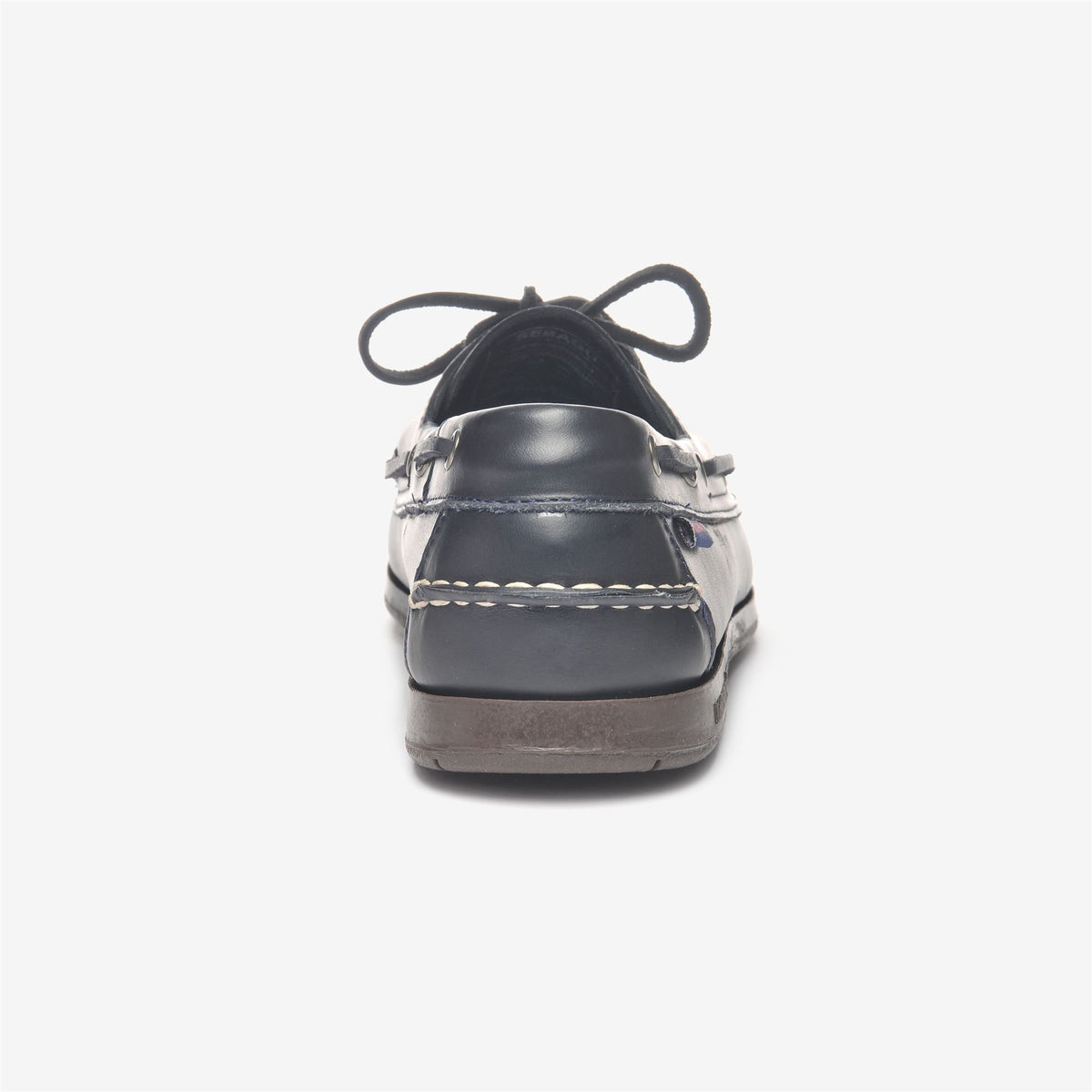 Blue Men's Leather Boat Shoe