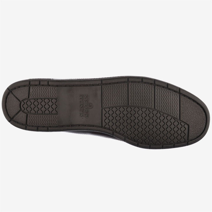 Dunkelbraune Herren-Mokassins im Nautik-Stil für den Yachtsport 2