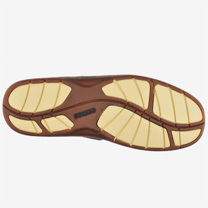 Brown Men's Sailing Moccasins with Slip-Resistant Sole 2