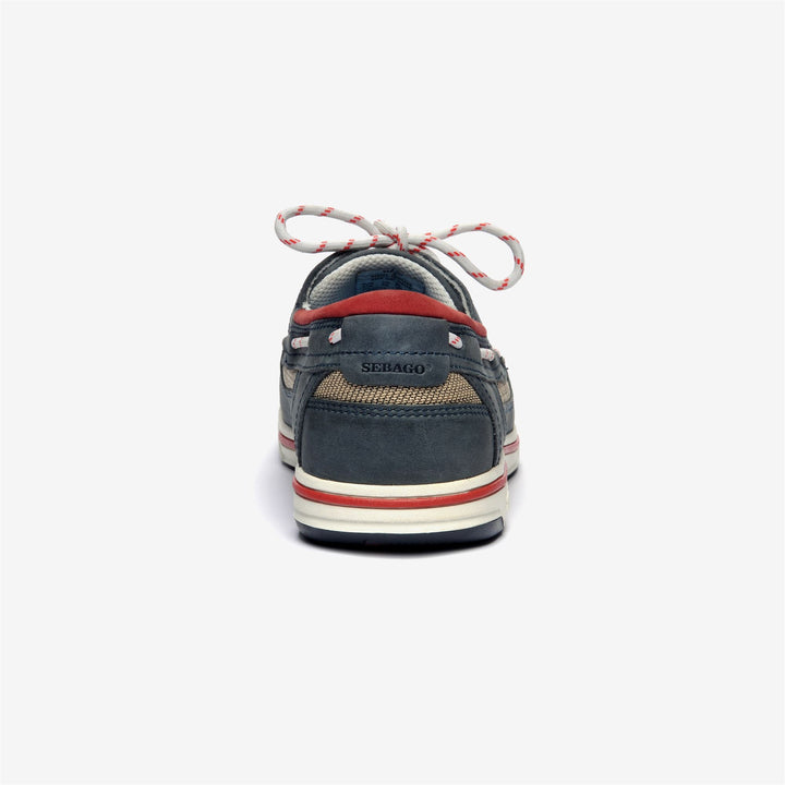 Navy Blue Men's Sailing Moccasins with Anti-Slip Grip 5