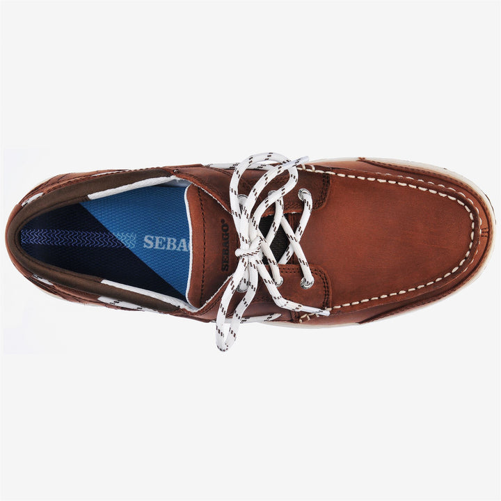 Mocassini da Vela Uomo Marroni con Grip Antiscivolo 4