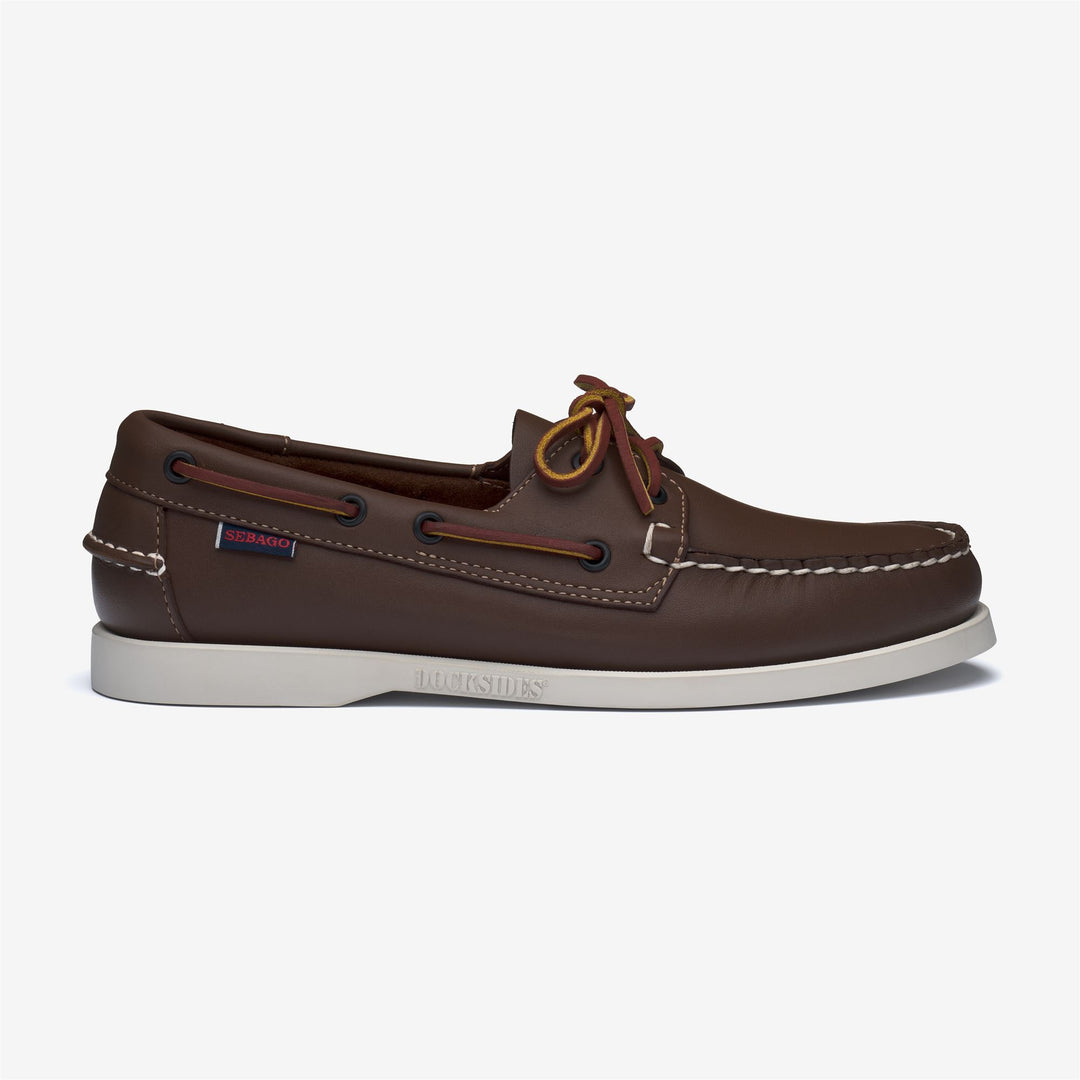 Mocassins nautiques marron pour homme, chaussures de bateau pour la navigation de plaisance 01
