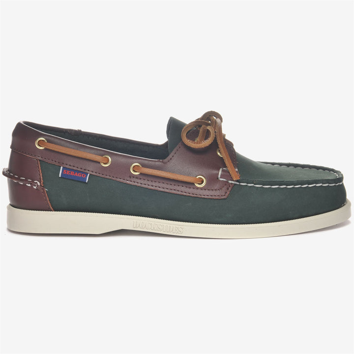 Navy blue Men's Nautical Moccasin Boat Shoes with Antislip Sole 1