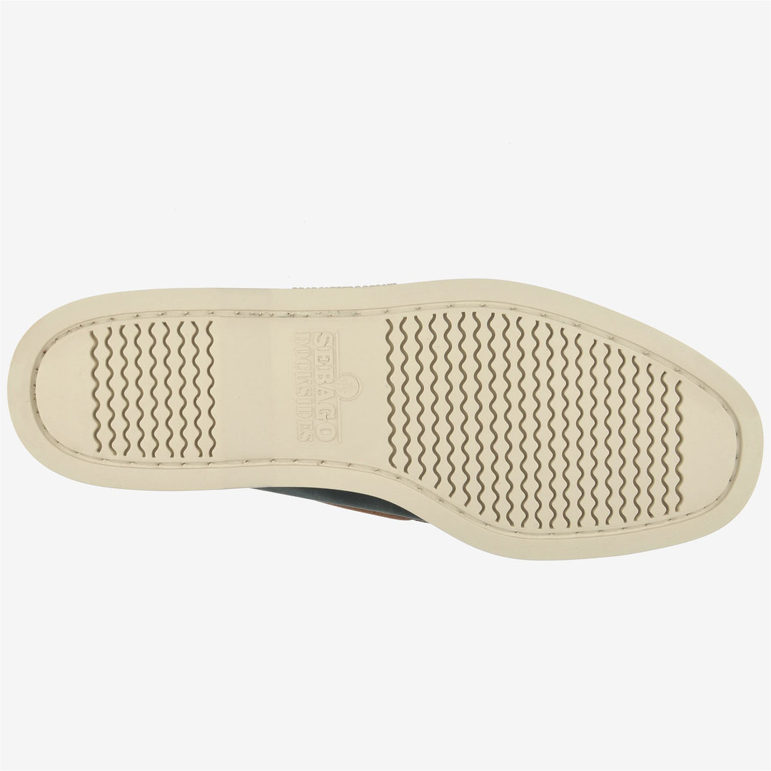 Navy blue Men's Nautical Moccasin Boat Shoes with Antislip Sole main