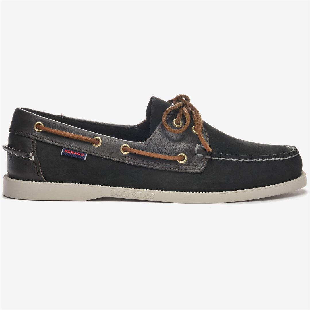 Mocassini Nautici Docksides Uomo Marrone Nero per Yachting 01
