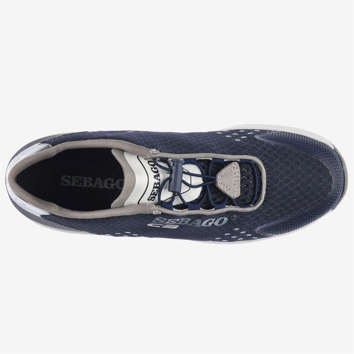 Navy Blue Women's Low Cut Sailing Sneakers with Drainage Technology 4