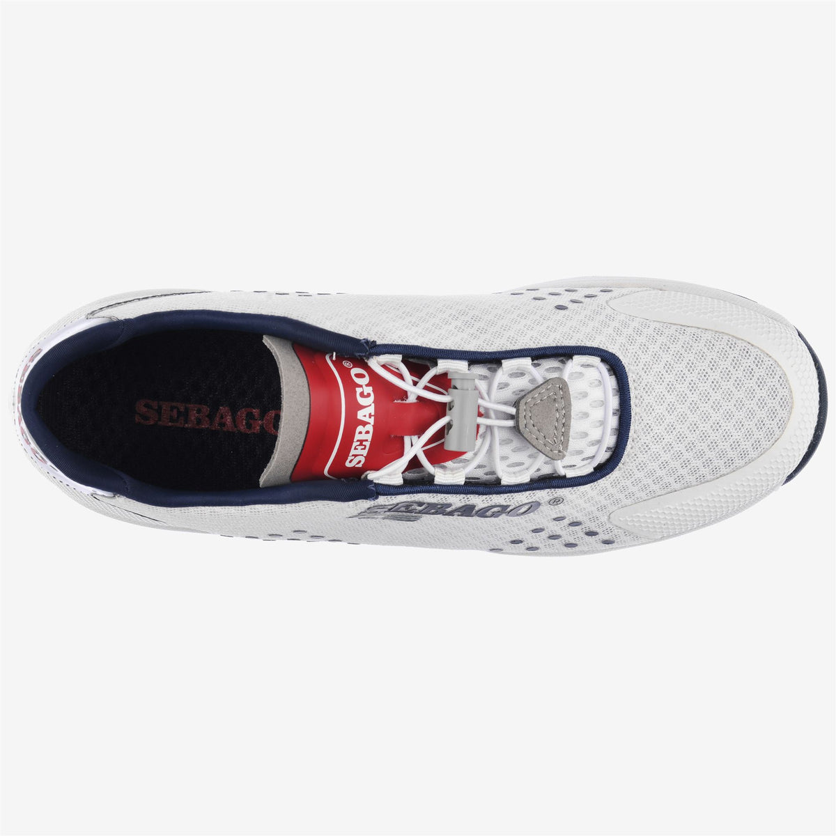 Sneaker in mesh traspirante bianco da donna