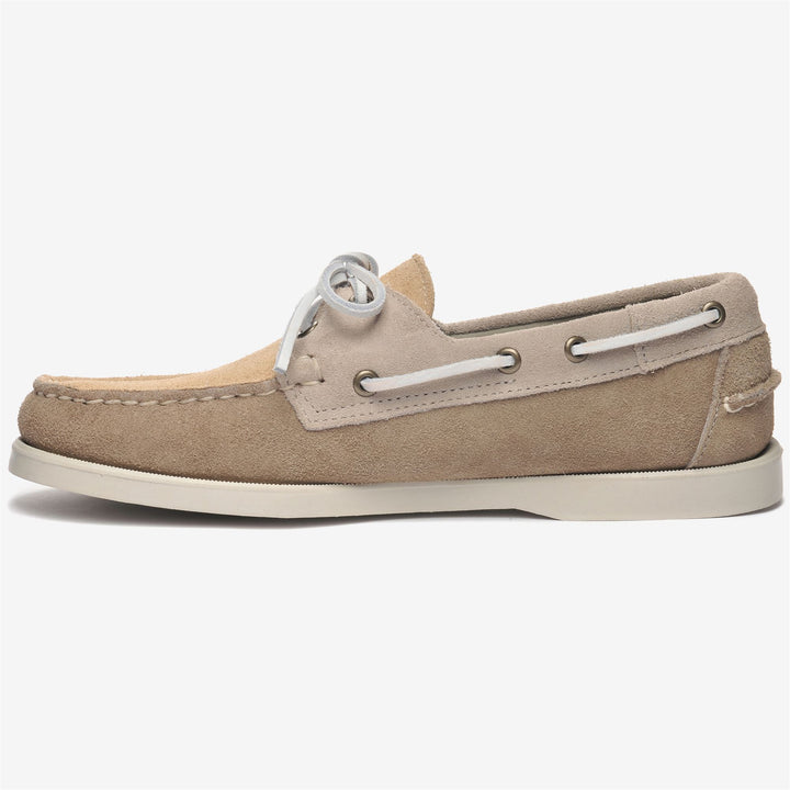 Grey Taupe Men's Nautical Moccasin Boat Shoes for Yachting 2