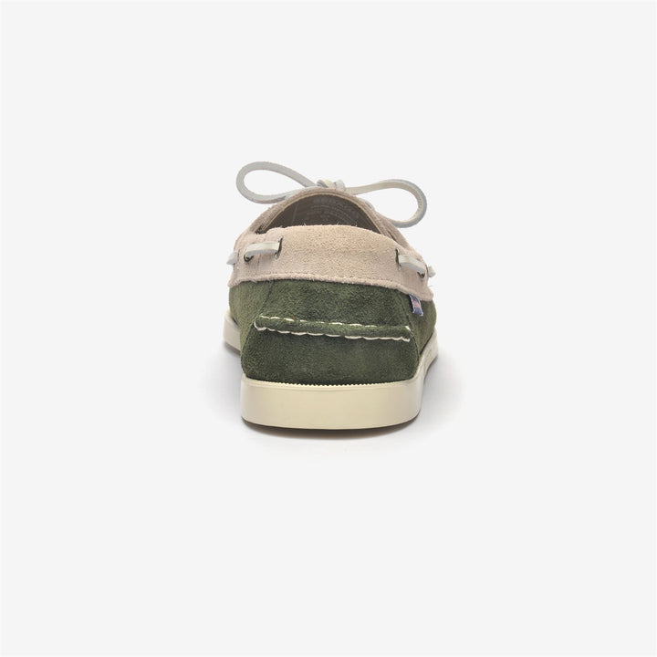 Mocassini Nautici Uomo Verde Taupe 5