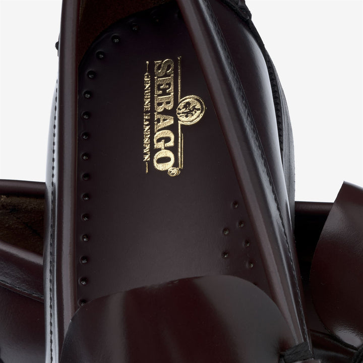 Burgundy Red Women's Leather Moccasin Loafers for Business 5