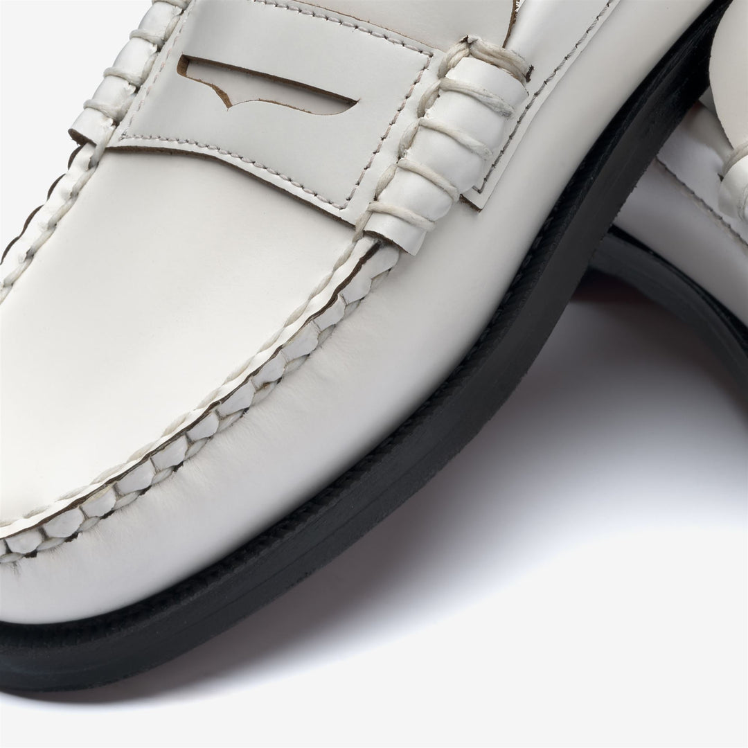 Grey White Women's Leather Moccasin Slip-On Loafers main