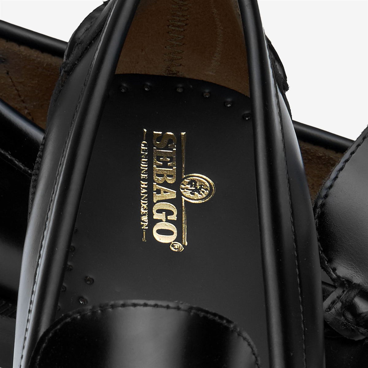 Mocassino in pelle nero da donna