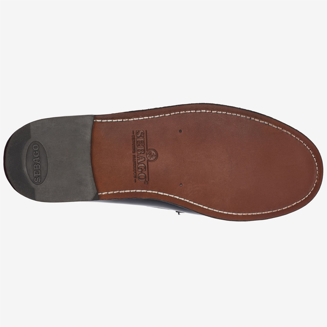 Black Women's Leather Moccasin Dress Loafers for Business main