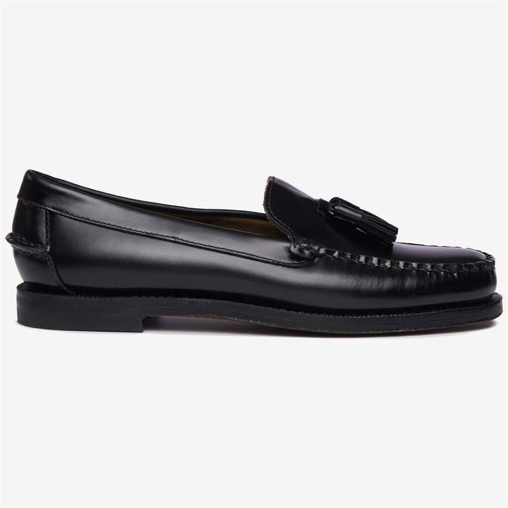 Mocasines de vestir negros de cuero para mujer, ideales para negocios 1