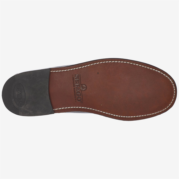 Mocasines de negocios de cuero color burdeos para mujer 2