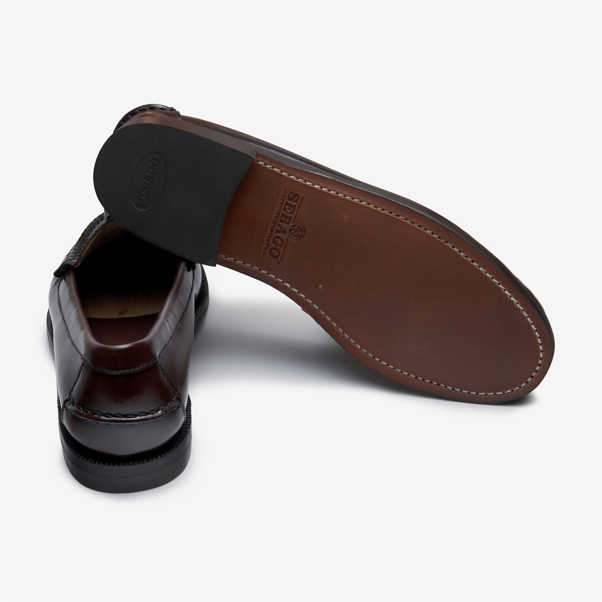 Mocassino in pelle marrone da donna