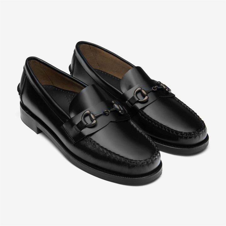 Schwarze Herren Leder Mokassin Loafer fürs Business 2