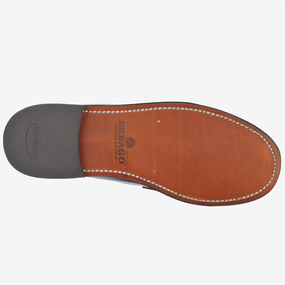Black Men's Leather Moccasin Dress Loafers for Business 02