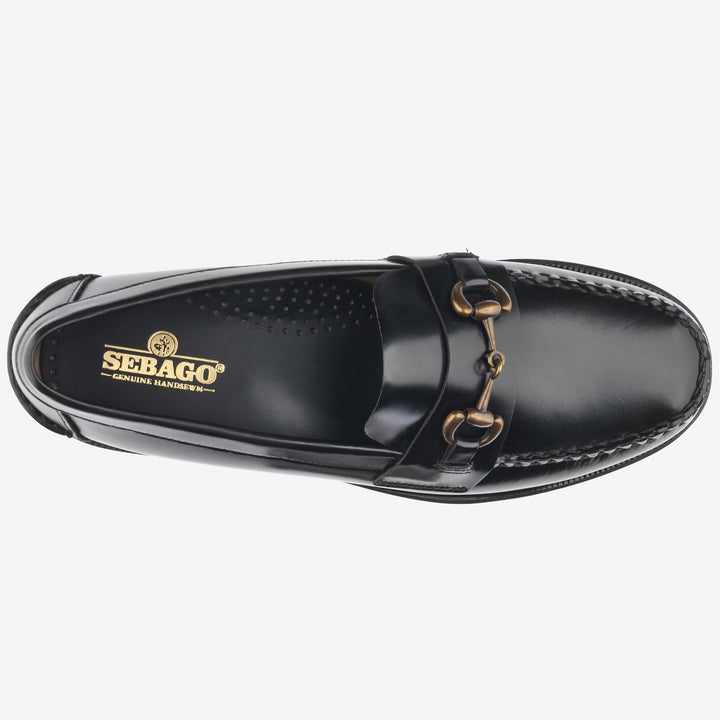 Black Men's Leather Moccasin Dress Loafers for Business 4
