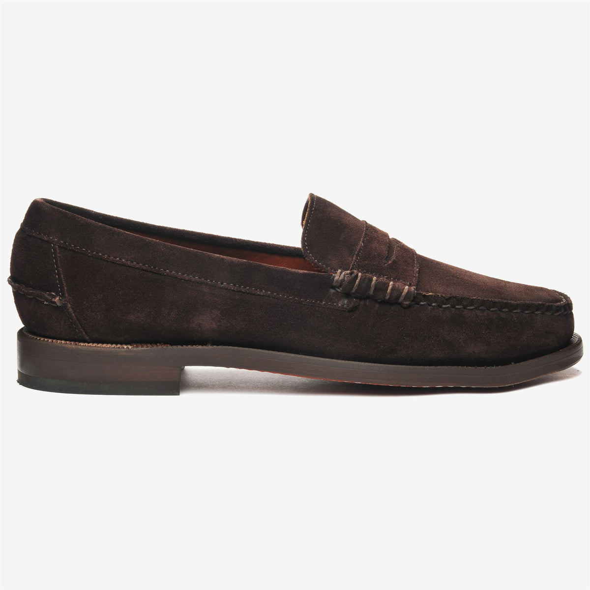 Brown Men's Suede Slip-On Loafer