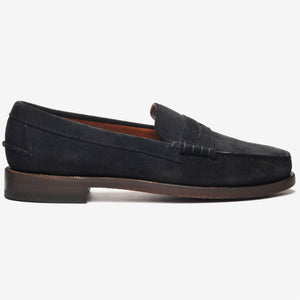 CLASSIC DAN SUEDE - Moc - Moccasin - Man - Blue Navy