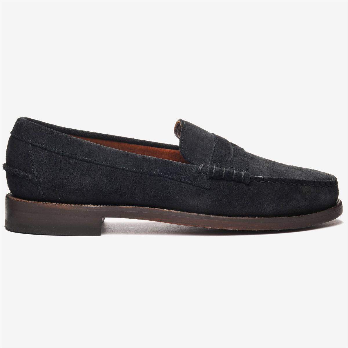 Blue Men's Suede Slip-On Loafer