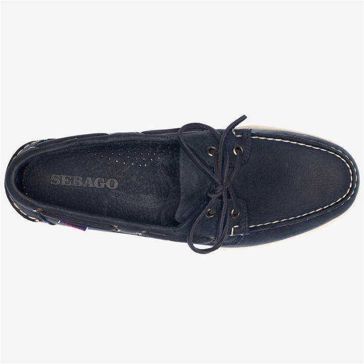 Navy Blue Men's Yachting Moccasin Boat Shoes 4