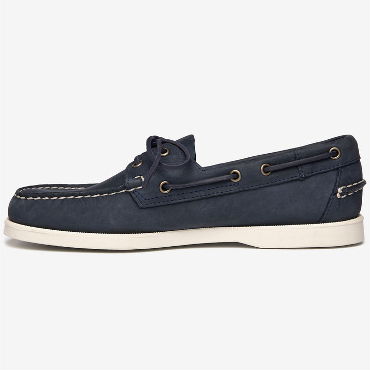 Navy Blue Men's Yachting Moccasin Boat Shoes 3
