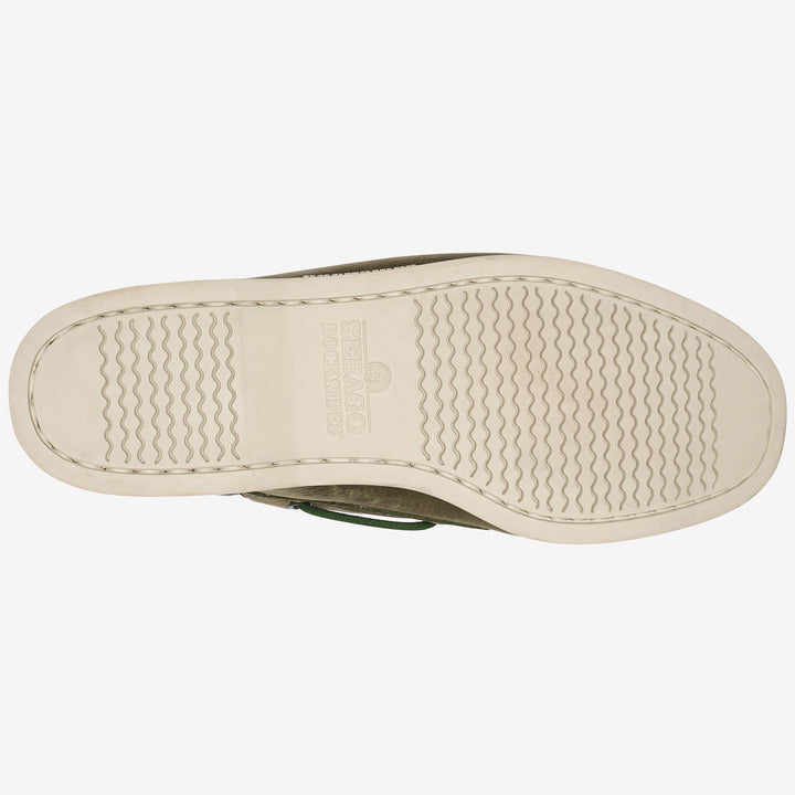 Military Green Men's Nautical Moccasin Boat Shoes 2