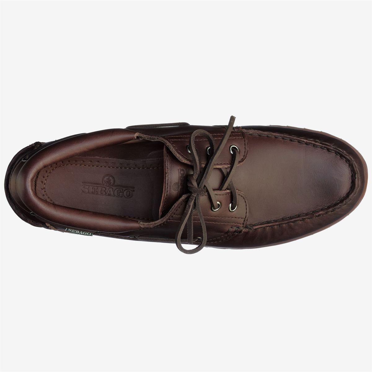 Brown Men's Leather Boat Shoe