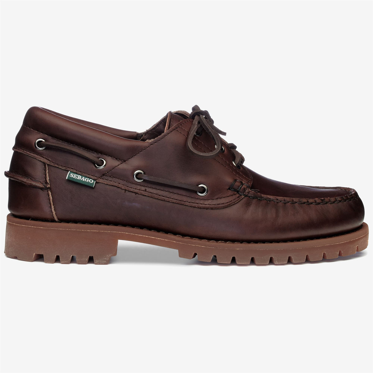 Brown Men's Leather Boat Shoe