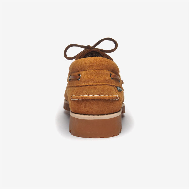 Brown Orange Men's Suede Moccasin Footwear for Leisure 5