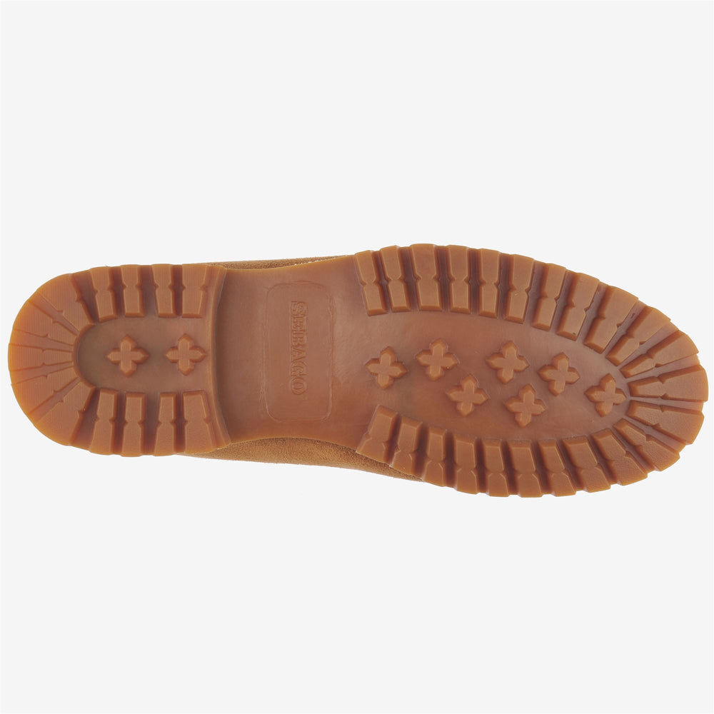 Brown Orange Men's Suede Moccasin Footwear for Leisure 02