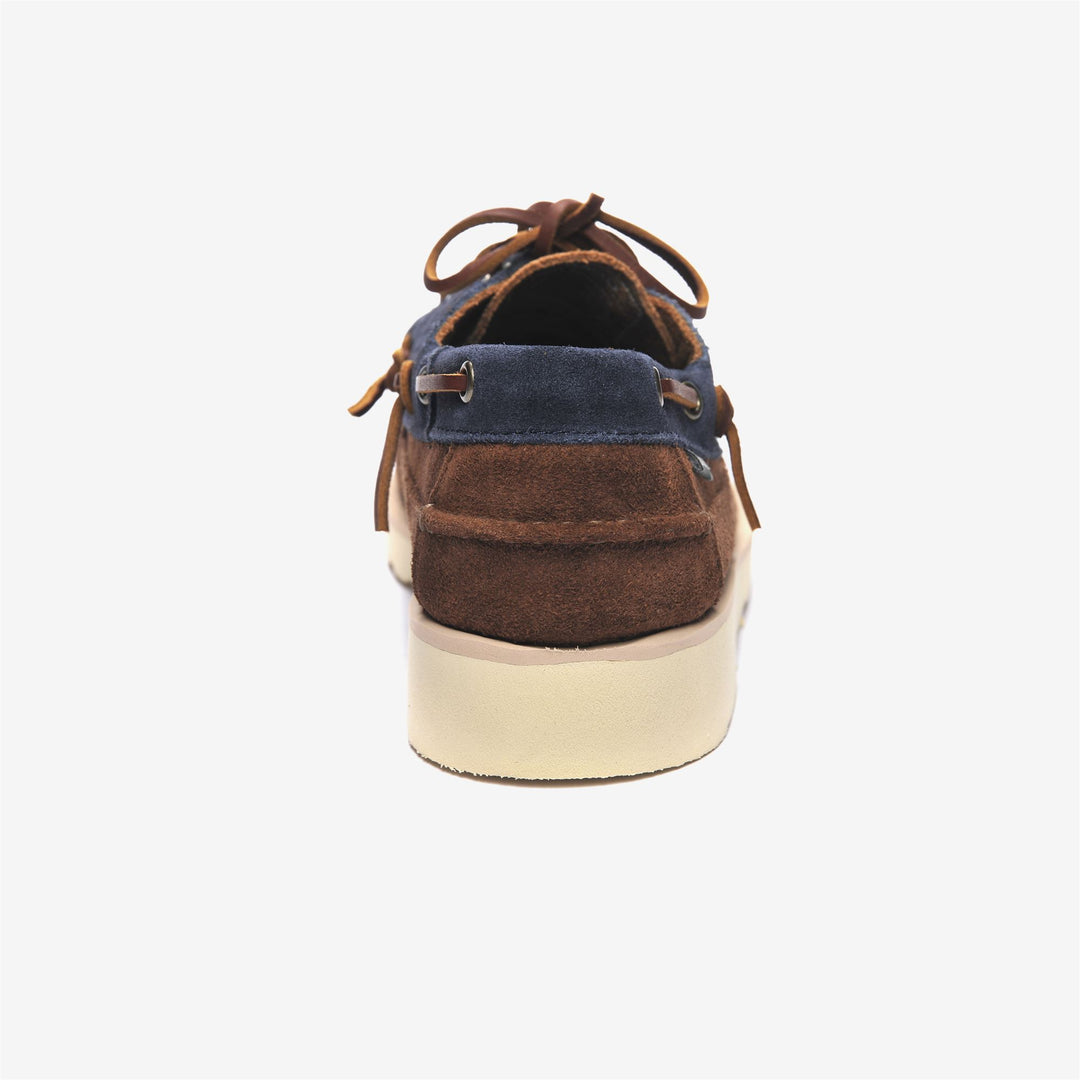 Navy brown Men's Handcrafted Outdoor Moccasin Footwear main