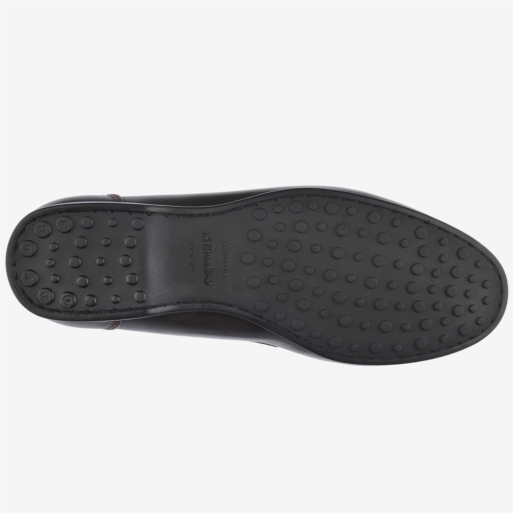 Dark Brown Men's Leather Driving Moccasins with Anti-Slip Sole 02