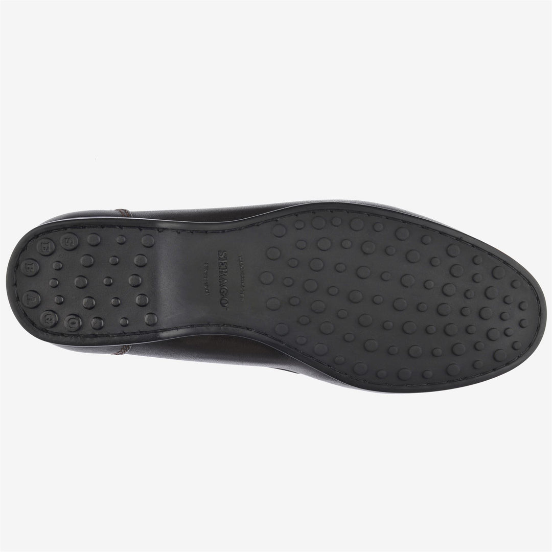 Dark Brown Men's Leather Driving Moccasins with Anti-Slip Sole main