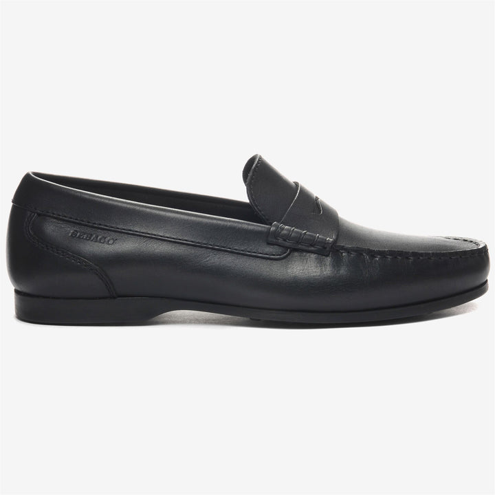 Mocasines de conducción negros de piel para hombre con suela antideslizante 1