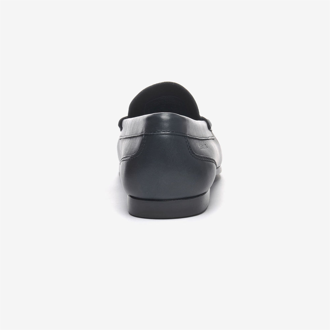 Mocassini da Guida in Pelle Uomo Blu Navy con Suola Antiscivolo main