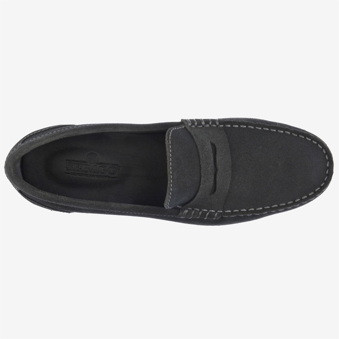 Mocassini da Guida Uomo in Suede Grigio Scuro con Suola Antiscivolo main